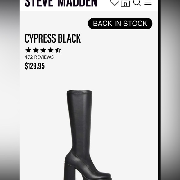 Steve Madden size 9 barely used Boots - Picture 3 of 3